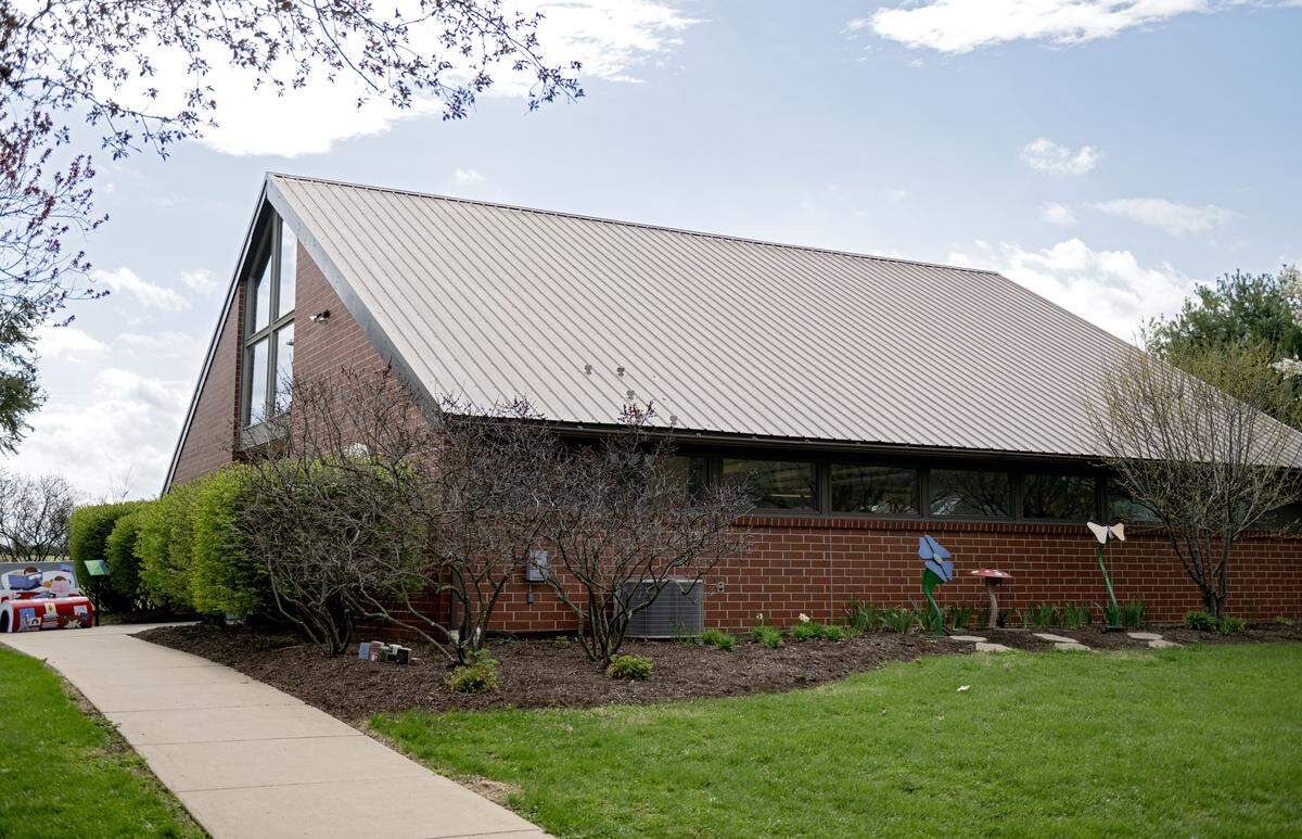 The Centre Hall library is pictured on Tuesday, April 14, 2026.