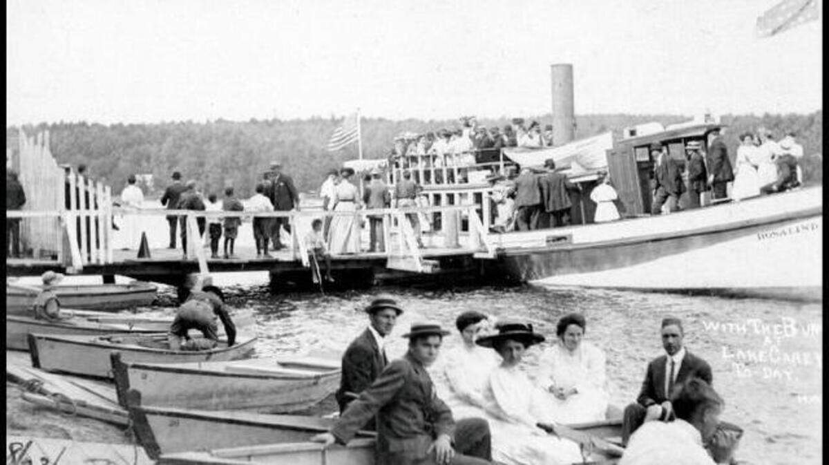 The railroad boom of the 19th century afforded more urban families the chance to travel to remote locations for vacation.
