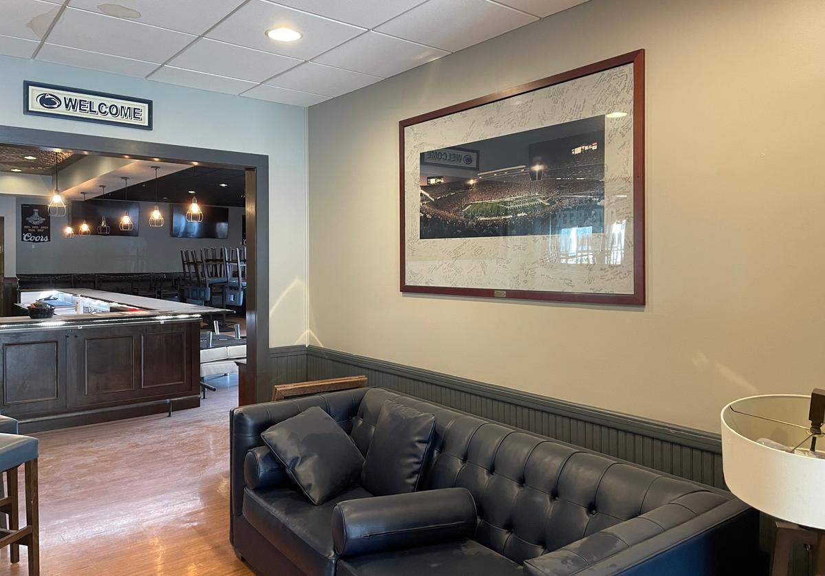 Penn State memorabilia will line the new We Are Inn’s walls.