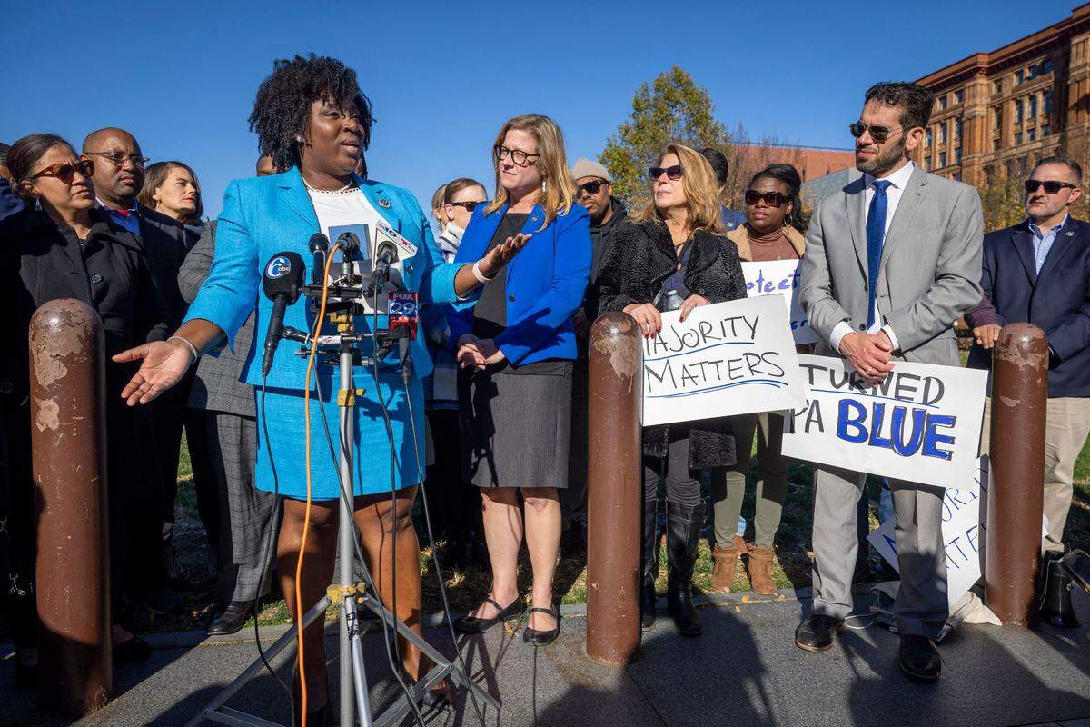 In the weeks leading up to the speaker vote, Democratic leadership worked hard to get Republicans to vote for their choice of speaker, caucus leader Joanna McClinton, D-Philadelphia.