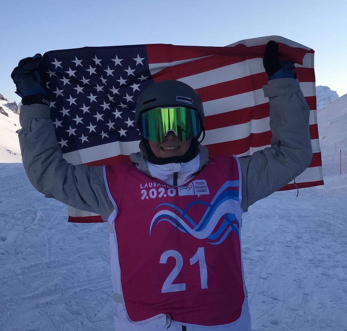 State College Area High School student Jenna Riccomini finished eighth in the women’s freestyle skiing slopestyle competition from Jan. 20-22 in Lausanne, Switzerland.
