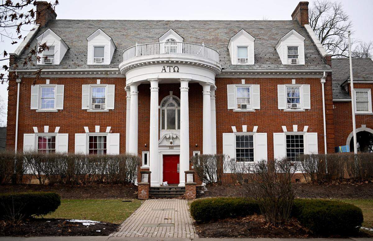 The building at 329 East Fairmount Avenue in State College on Friday, Jan. 12, 2024. Greek Housing Services will pay $10,000 to settle claims it took advantage of student renters at the property, among others.