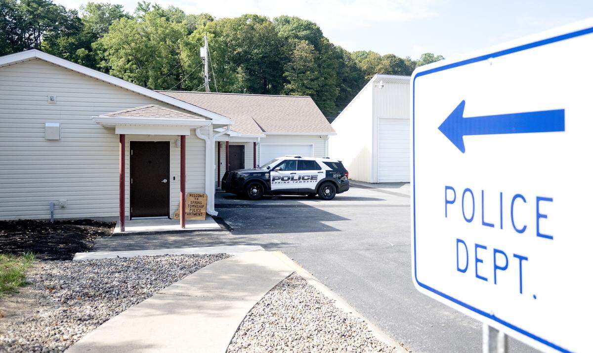 The new Spring Township Police Department station on Wednesday, Sept. 10, 2025. 