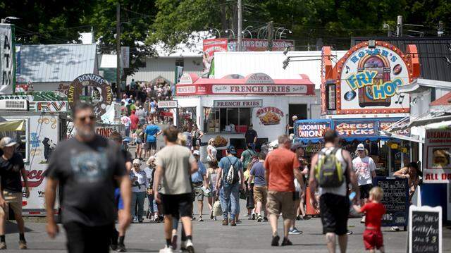 The Centre County Grange Encampment and Fair features many food vendors.