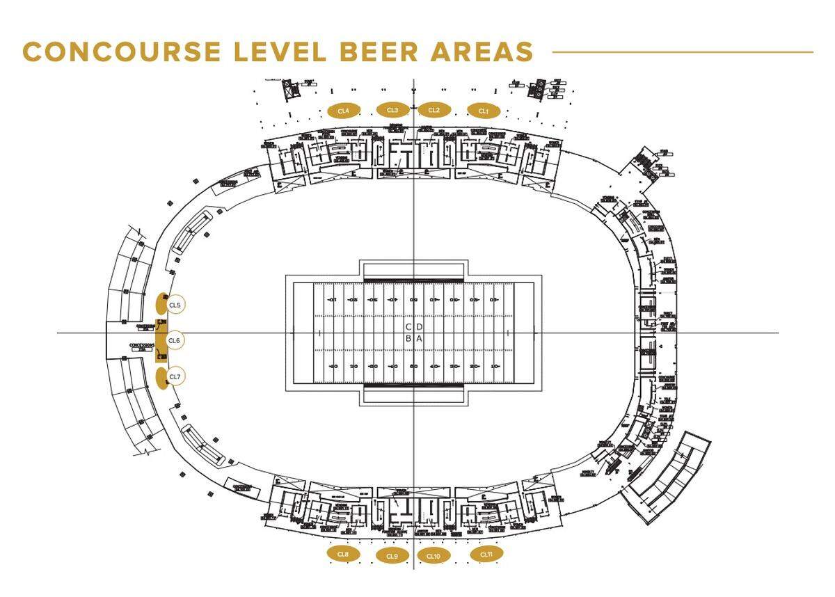 Beer stations will be placed throughout Beaver Stadium as part of Penn State’s plan to allow fans to purchase alcohol.