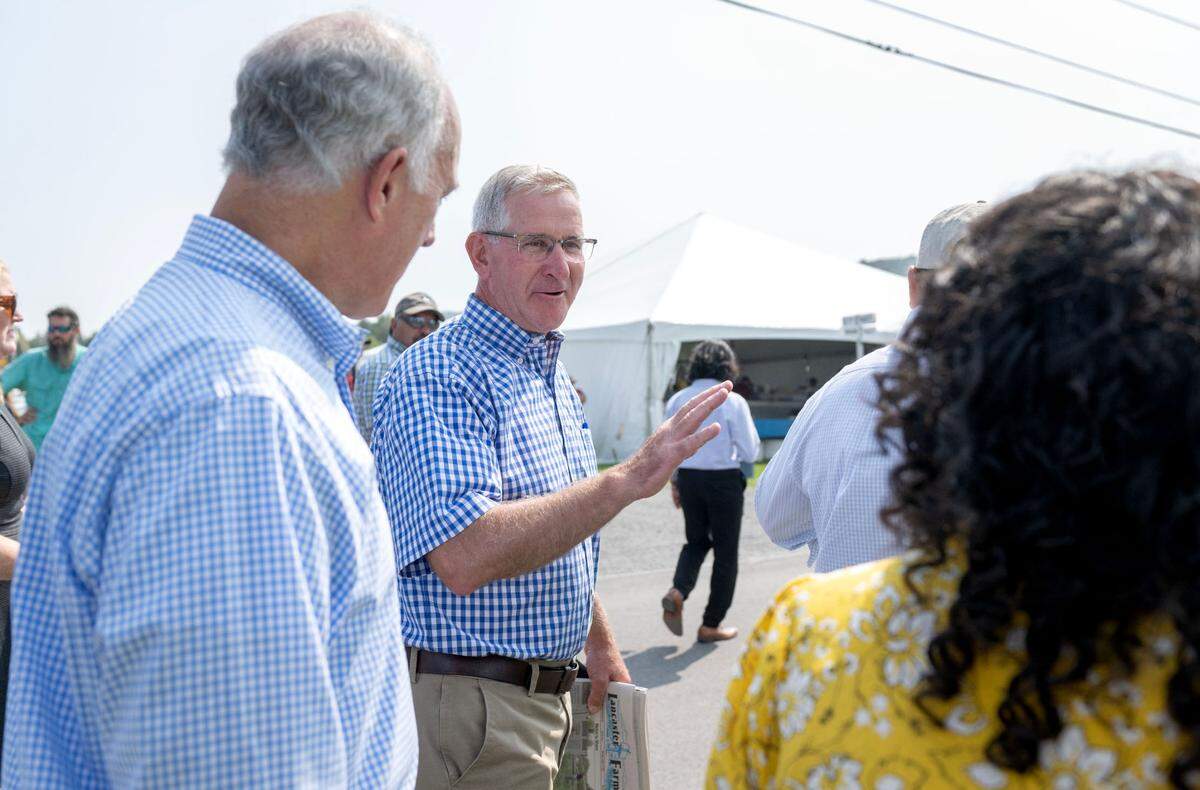 Pennsylvania Secretary of Agriculture Russell Redding walks through Penn State’s Ag Progress Days on Wednesday, Aug. 14, 2024.