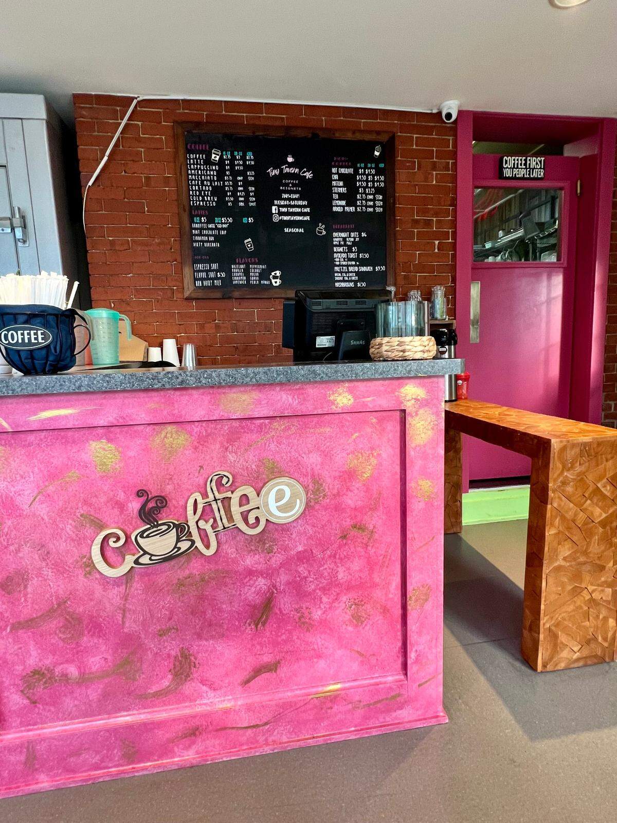 The Red Horse Tavern’s former bottle shop is now Tiny Tavern Cafe. The cafe opened in June.