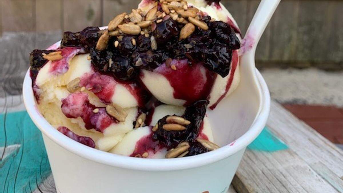 Visitors to the Millheim WalkFest of Arts & Music will be able to walk to various businesses and restaurants, including IngleBean Ice Cream.