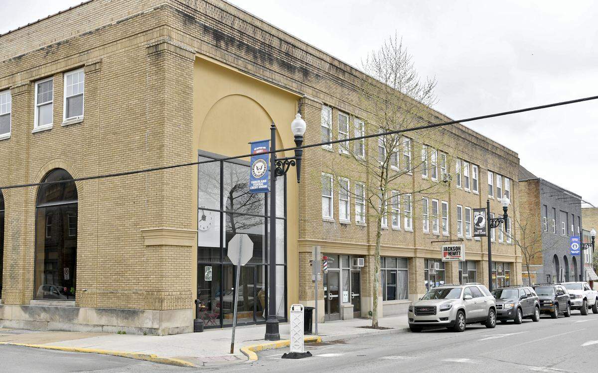 The Moshannon building on Front Street in Philipsburg. The Philipsburg Historical Foundation will be joined shortly in the space by Timberland Federal Credit Union.