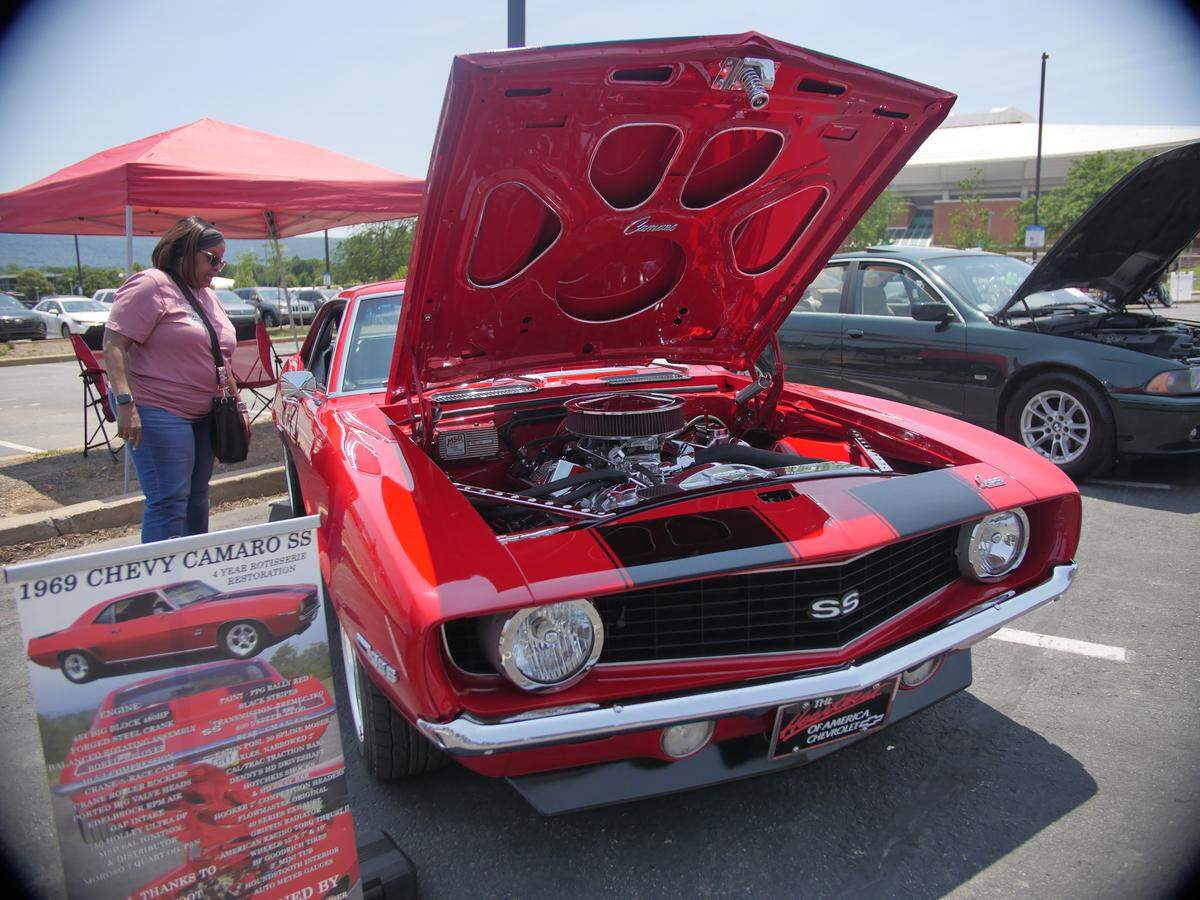 Central PA 4th Fest welcomed over two dozen customized cars to its Firecracker Car Show, including this 1969 Chevy Camaro SS.