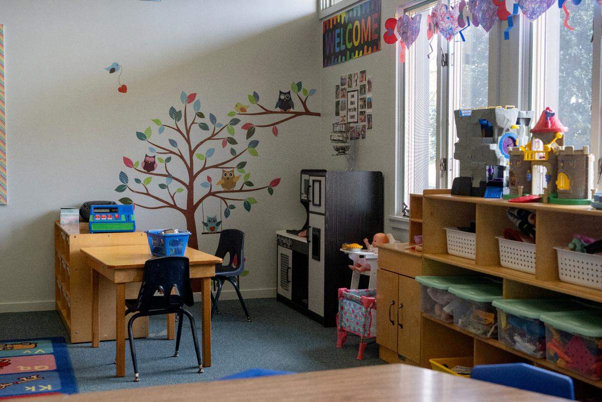 A classroom at the Bellefonte Playschool on Tuesday, Feb. 21, 2023.