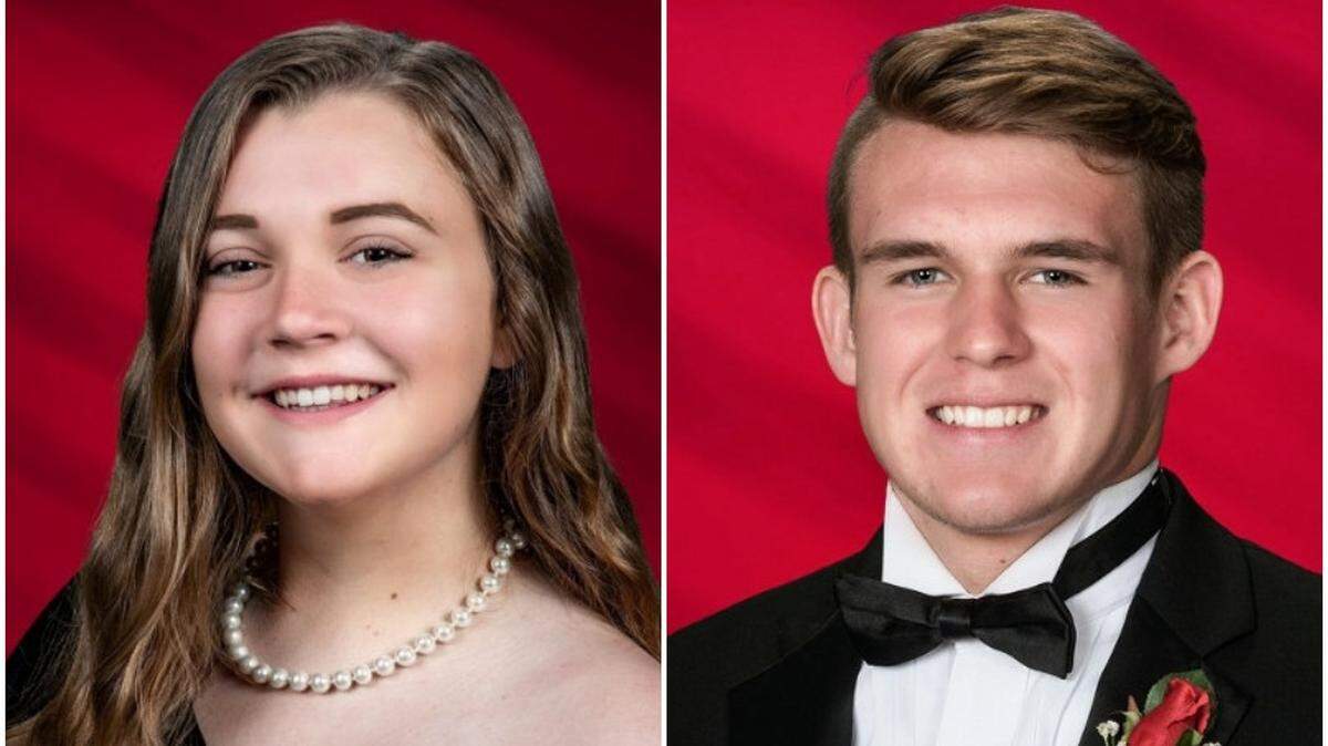 Bellefonte’s Catharine Besch and Kyle Myers were honored as the school’s Snyder Award winners on Wednesday night. Besch and Myers will attend Juniata College and West Virginia University, respectively.