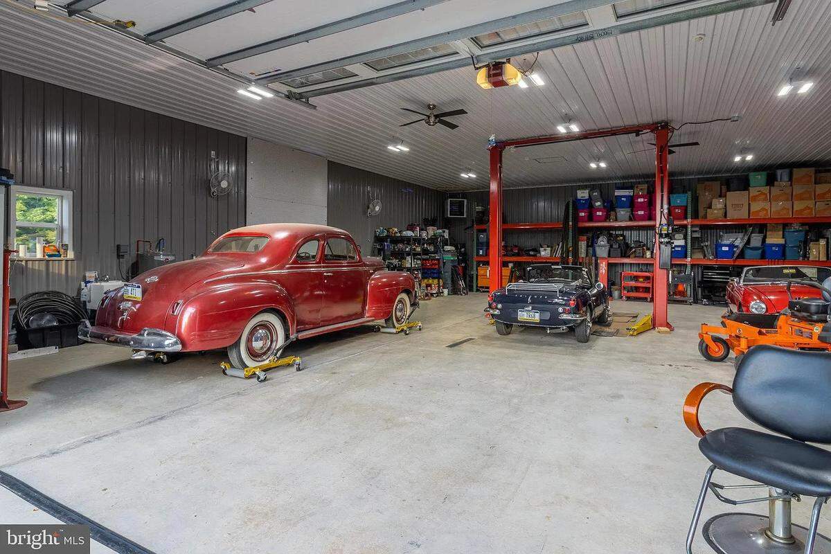 A view of the garage and workshop at 275 Misty Meadows Lane in Bellefonte. Photo shared with permission from home’s listing agent, Joni Teaman Spearly of Kissinger, Bigatel and Brower Realtors.
