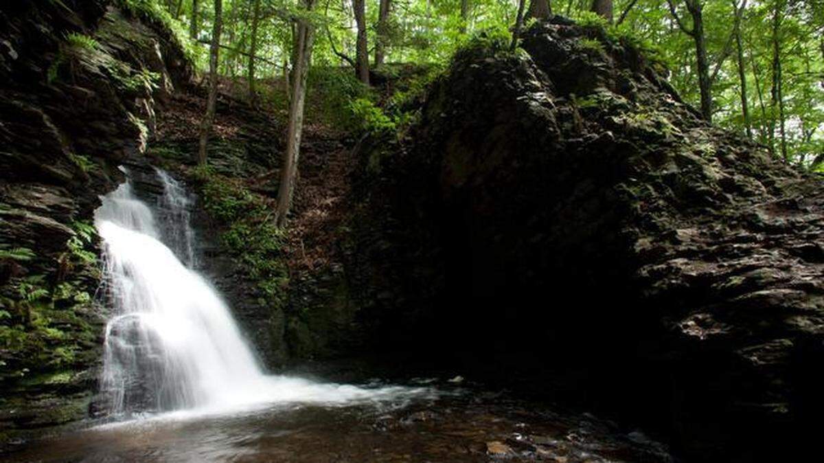 Bushkill Falls, known as the “Niagara of Pennsylvania” is among the state’s most famous natural wonders.
