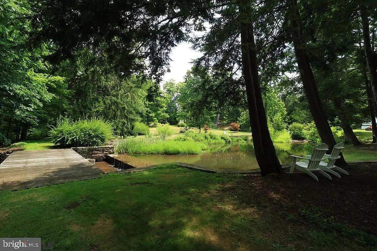 Natural water features run through the property at 1301 E. Boal Ave. in Boalsburg. Photo shared with permission from the home’s listing agent, Paul Confer of Kissinger, Bigatel and Brower Realtors.