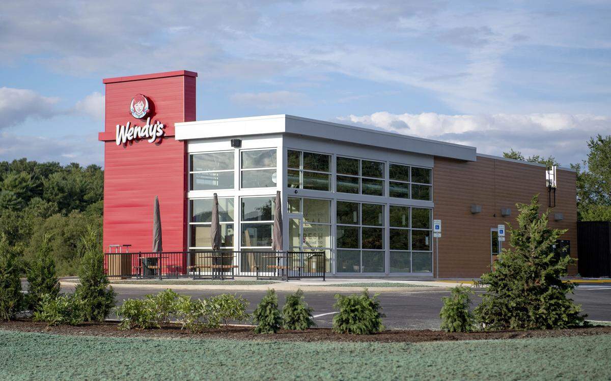The newly built Wendy’s on Buckaroo Lane in Bellefonte.