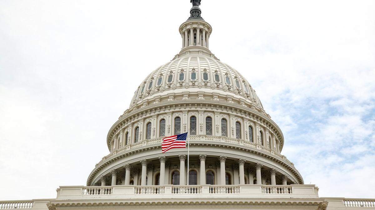 Dome of the U.S. Capitol Building in Washington D.C., where Congress meets.