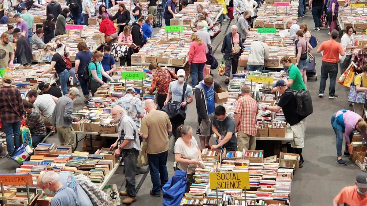 The AAUW Used Book Sale will be held May 13-16 at the Penn State Snider Ag Arena.
