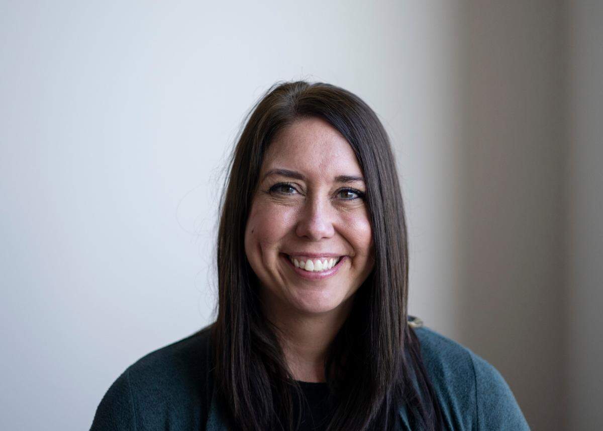 Kate Kennedy, Executive Director of KADC, poses for a portrait on Nov. 30, 2023. 