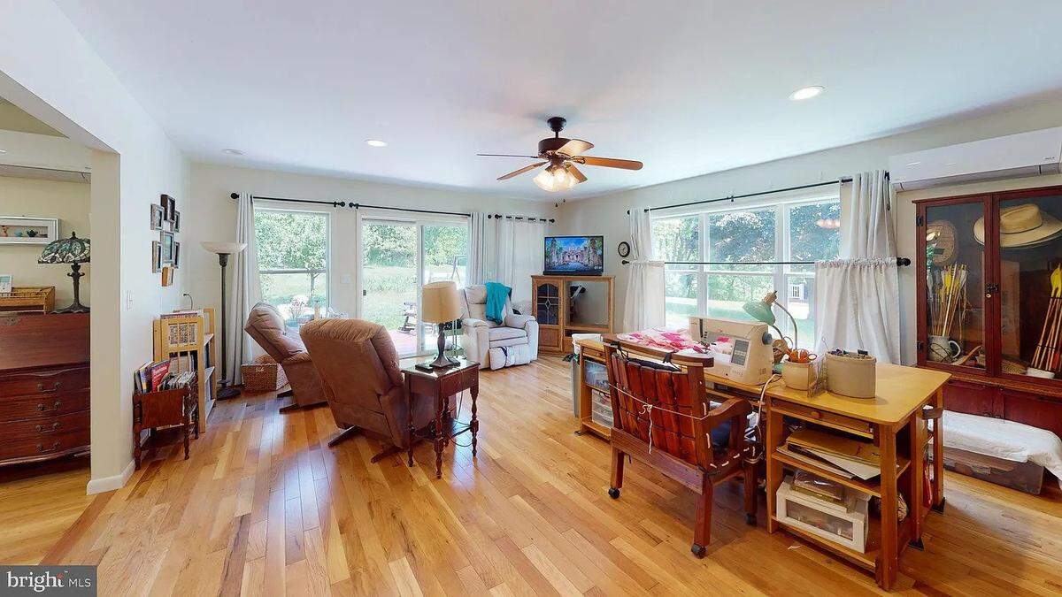 A view of a living room at the home located at 45 Cornfield Lane in Port Matilda. Photo shared with permission from home’s listing agent, Annette Yorks of Perry Wellington Realty.