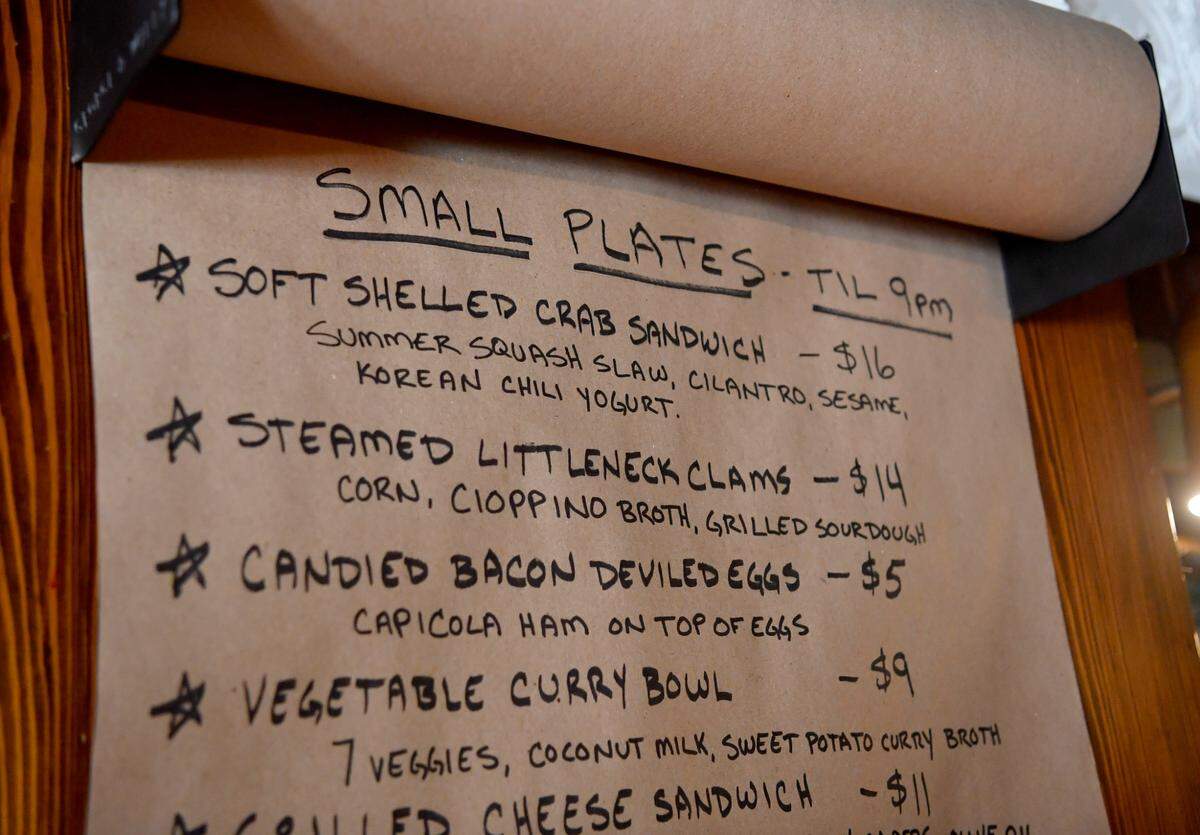 Chumley’s offers a unique new changing food menu.