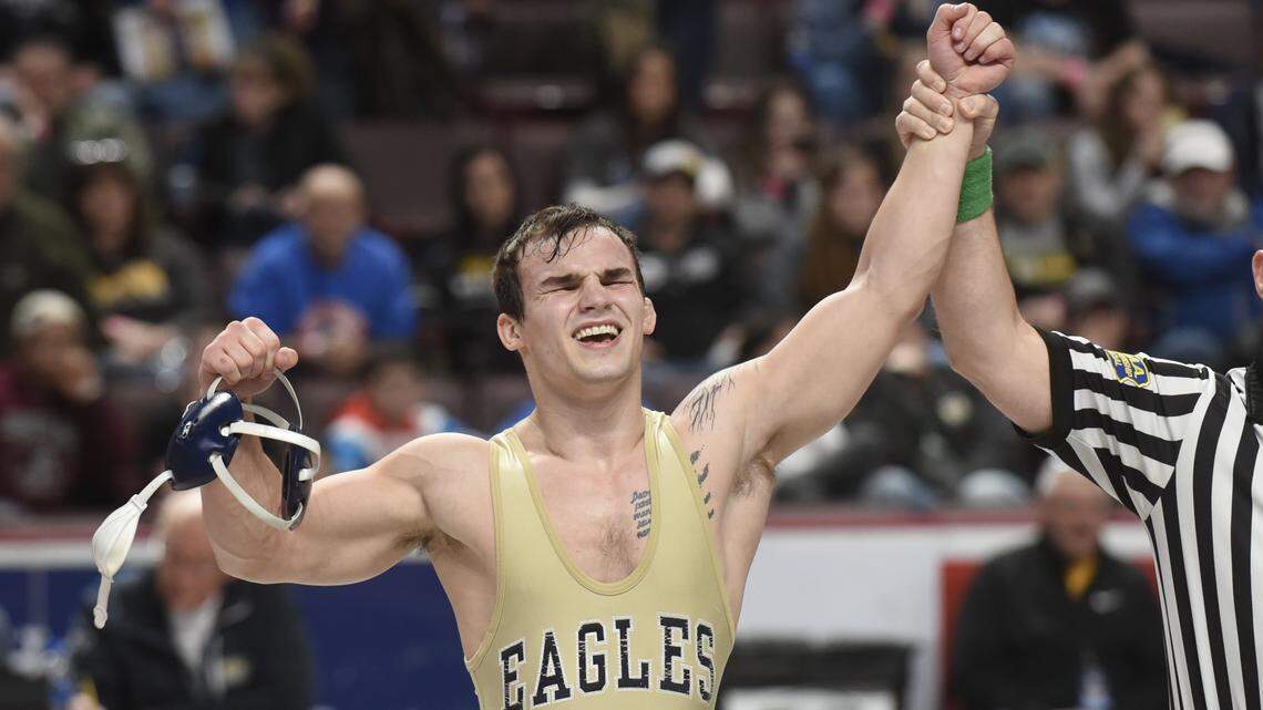 Centre County crowns 3 champions at PIAA Class 2A wrestling championships in Hershey