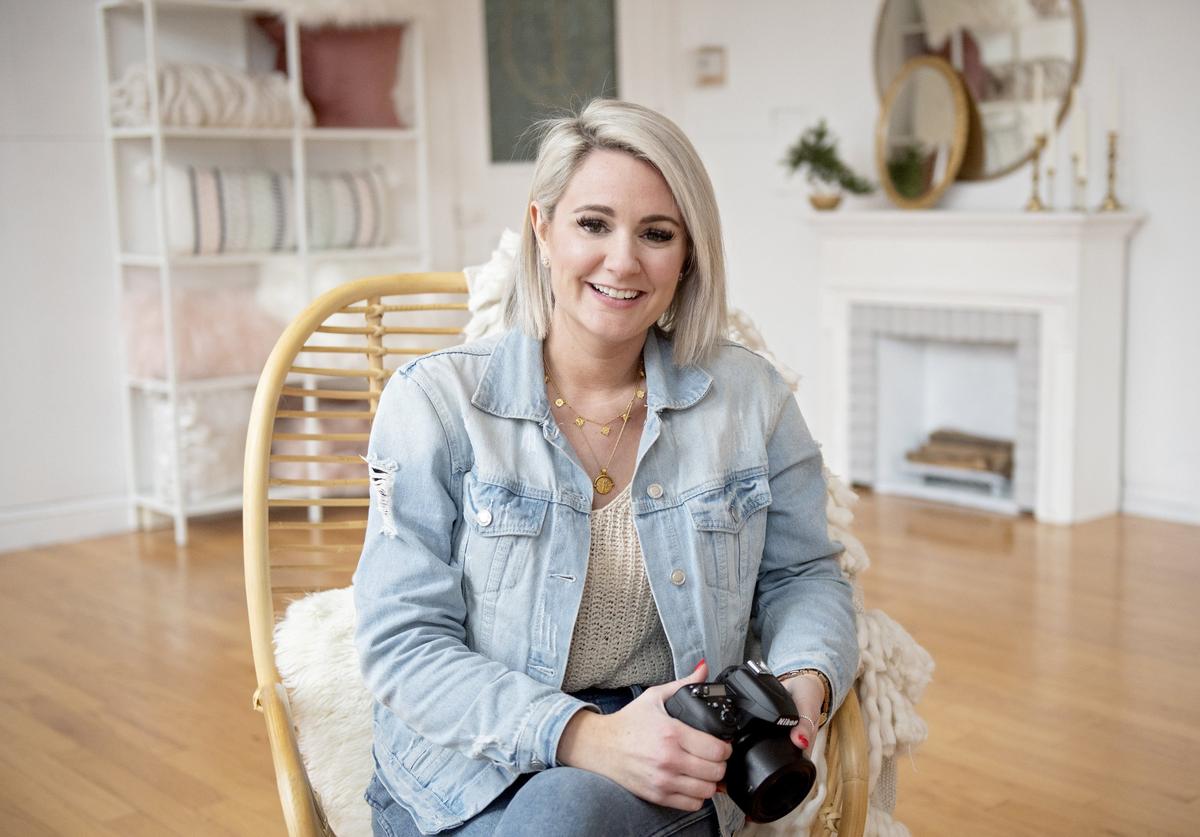 Lydia Shafer in her photography studio on High Street in Bellefonte on Friday, March 8, 2019. Shafer has started a group she’s calling the “Local Girl Gang” to bring together creative and enterprising women in the area.