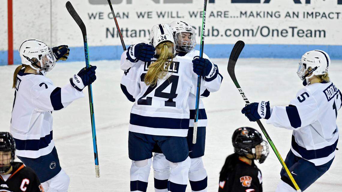 ‘They love each other’: How Penn State women’s hockey is enjoying unprecedented success