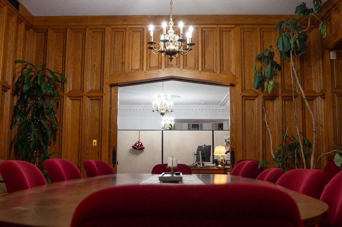 A conference room in the new Bellefonte Borough office on Thursday, Dec. 5, 2024.