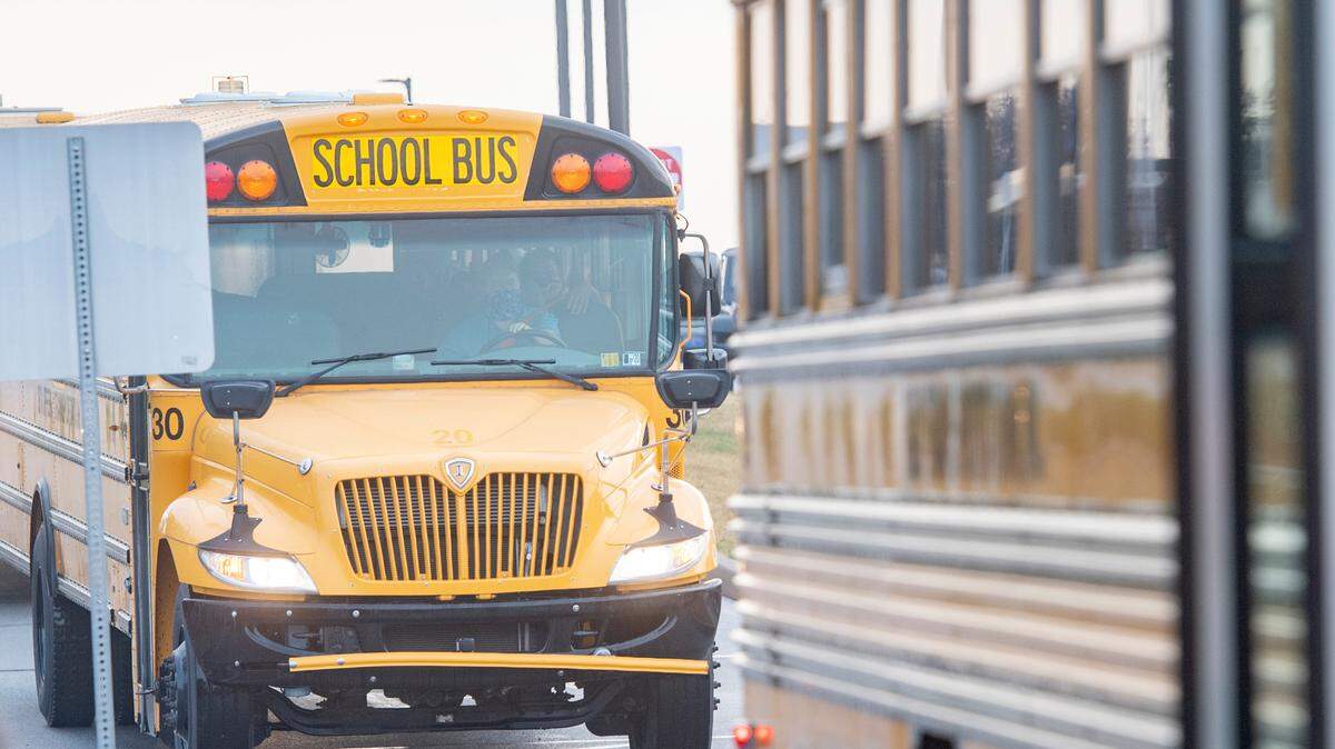 A Davie school bus caught on fire and five children were evacuated safely. There were no injuries, Davie police said.