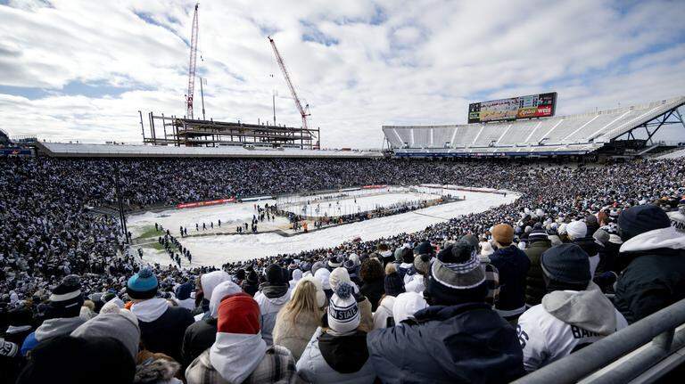Photos: Inside look at Penn State hockey’s outdoor game at Beaver Stadium
