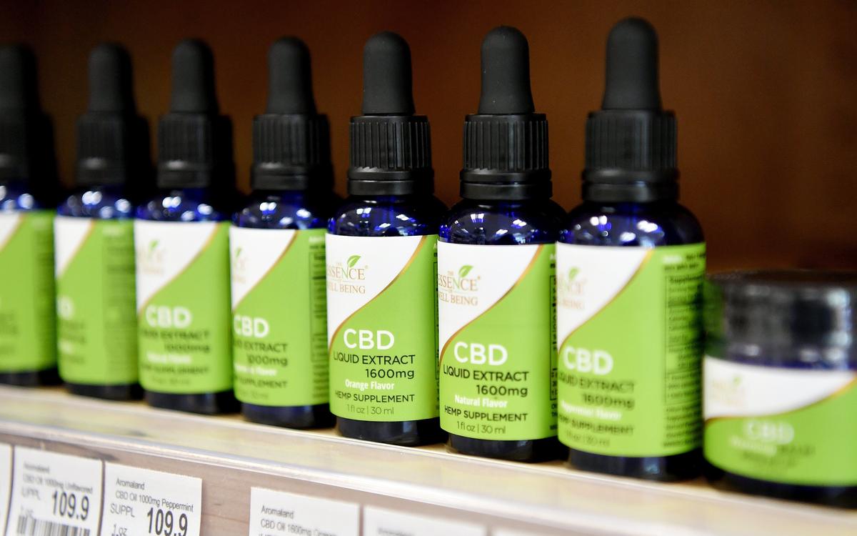 CBD oil products for sale at Nature’s Pantry.