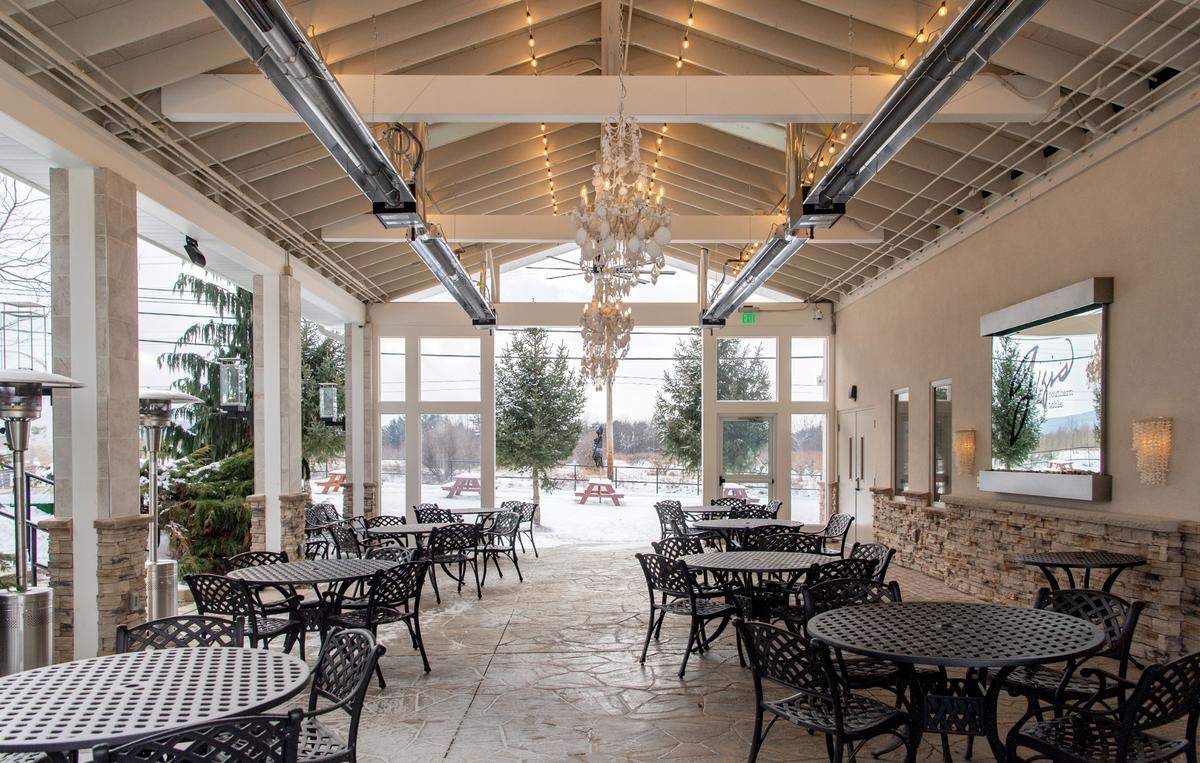 The renovated outdoor dining space at Gigi’s Southern Table on Jan. 7.