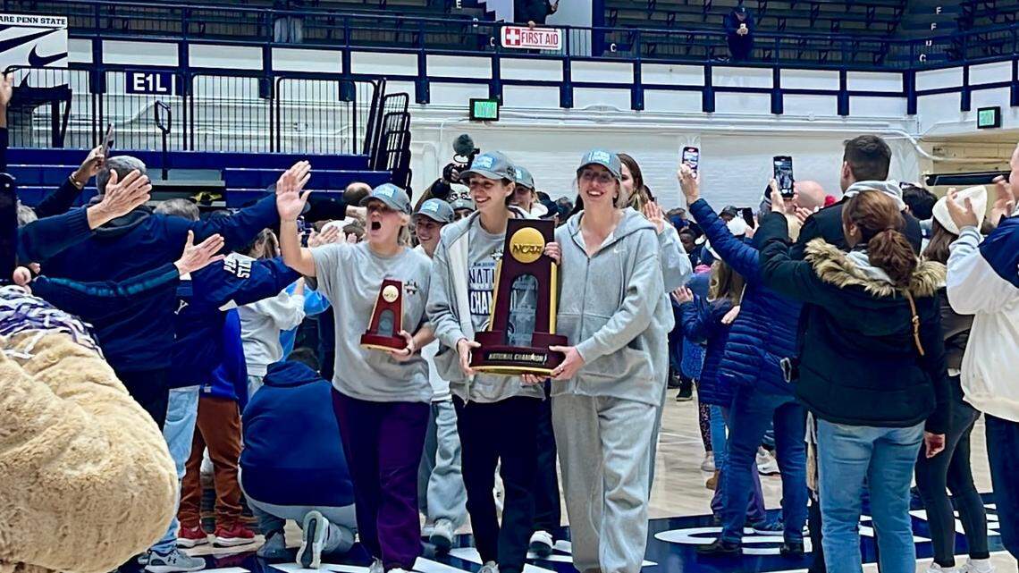 Penn State women’s volleyball team welcomed back to State College as national champions