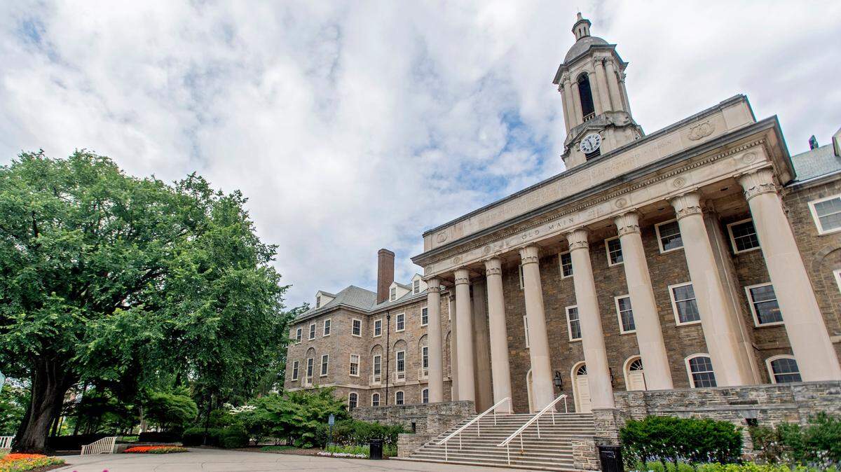 Old Main on the Penn State campus on Wednesday, June 20, 2018.  