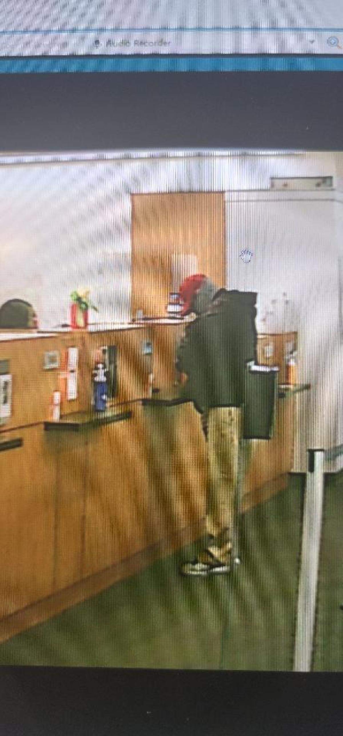 Ferguson Township police are looking for a man in connection with a reported armed robbery at PNC Bank, 1408 N. Atherton St.