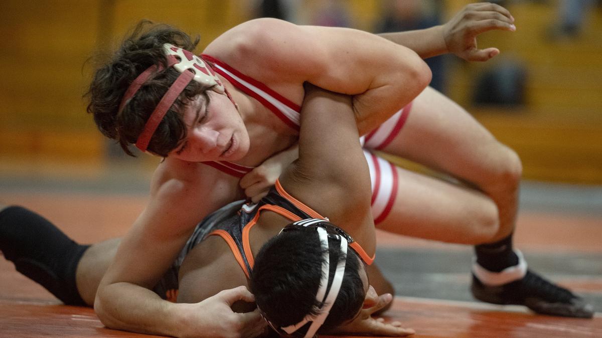 Bellefonte’s Cole Stewart, seen here last month, had four pins over the weekend.