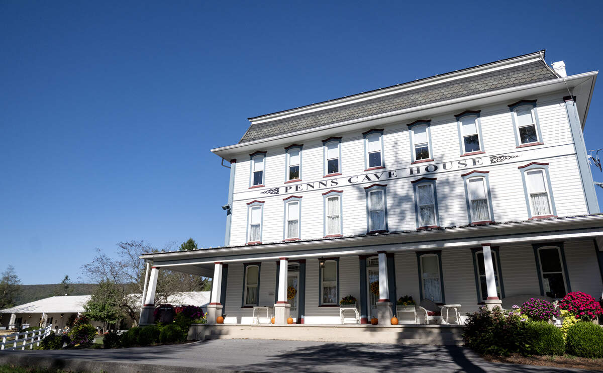 The Penn’s Cave House was built in 1885 and was used for a hotel.
