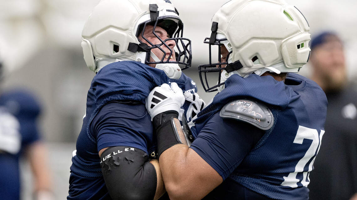 How Penn State’s O-line is coming together to establish the program’s identity
