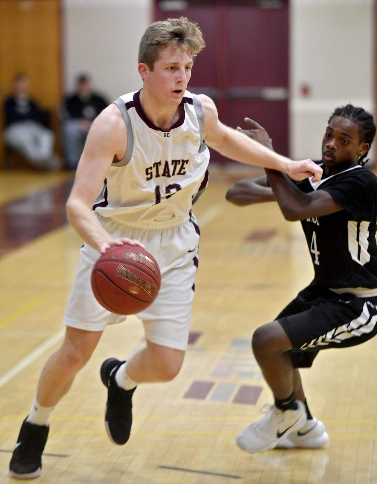 State College senior Drew Friberg was named a first-team selection on Tuesday to the Pennsylvania Sports Writers All-State Boys’ Basketball Team.