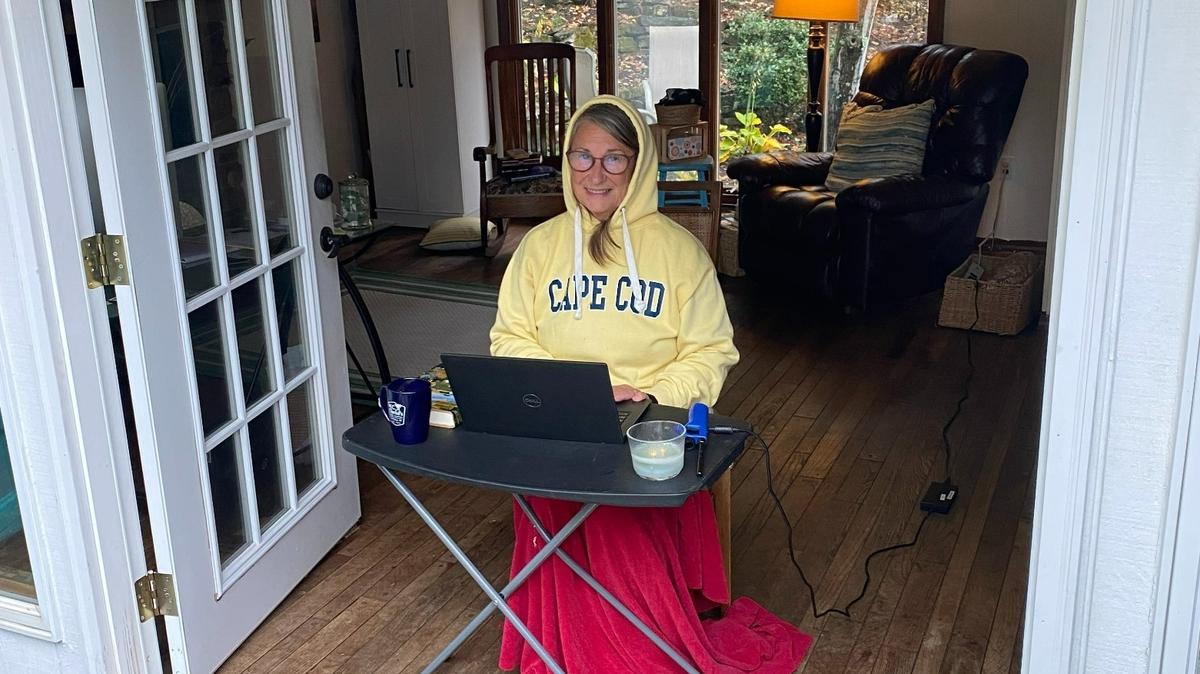 Elle Morgan is in the midst of a 70-day stretch of spending half of every day outdoors.