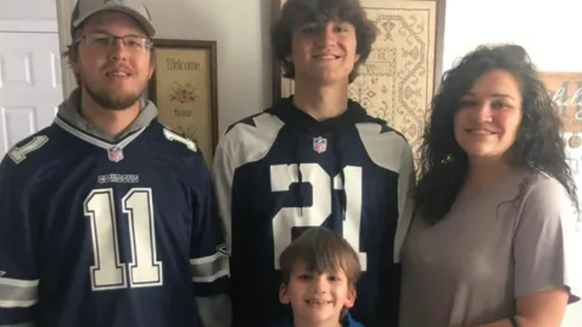 A photo of Nathan Dan and family posted to the family’s GoFundMe page.