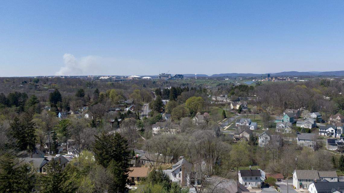 Smoke in Centre County skies due to controlled burn on state game lands