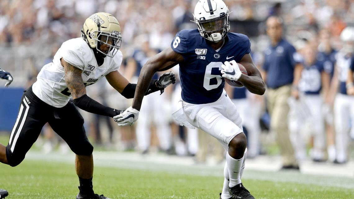 Penn State WR Justin Shorter reportedly in transfer portal; James Franklin ‘not sure where we’re at’