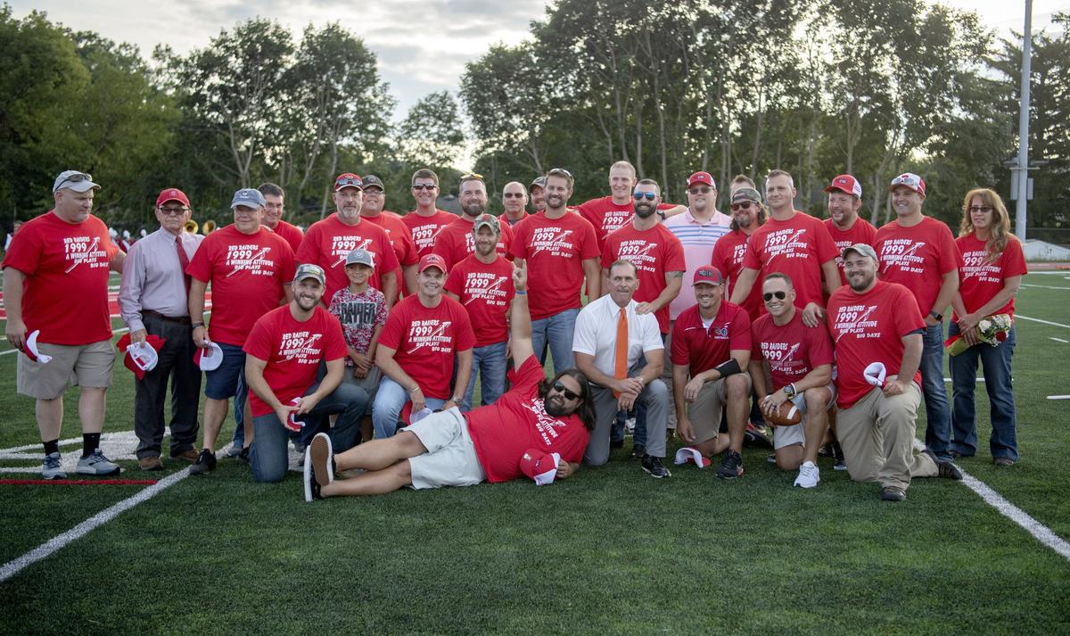 The Bellefonte football team of 1999 was honored before the game on Friday, August 23, 2019 at Rogers Stadium.