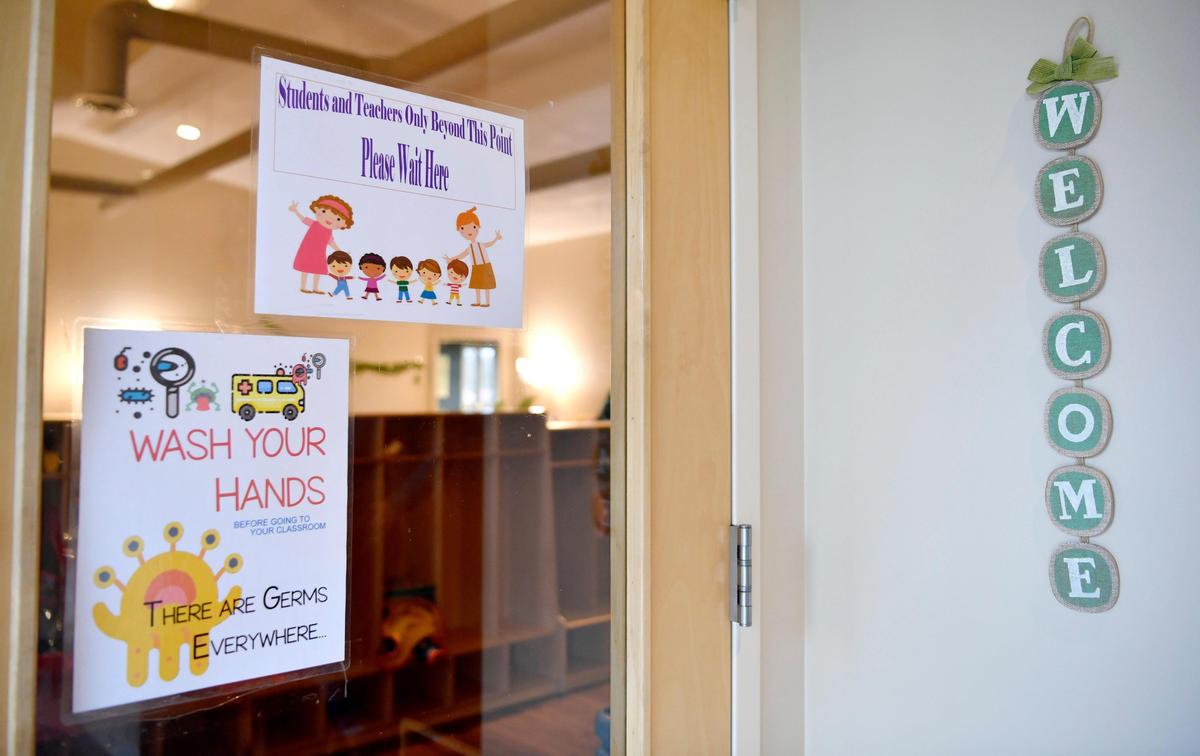 Dall’Inizio DaySchool has changed some of their procedures due to the coronavirus, like only letting students and teachers in the classrooms and emphasizes hand washing.