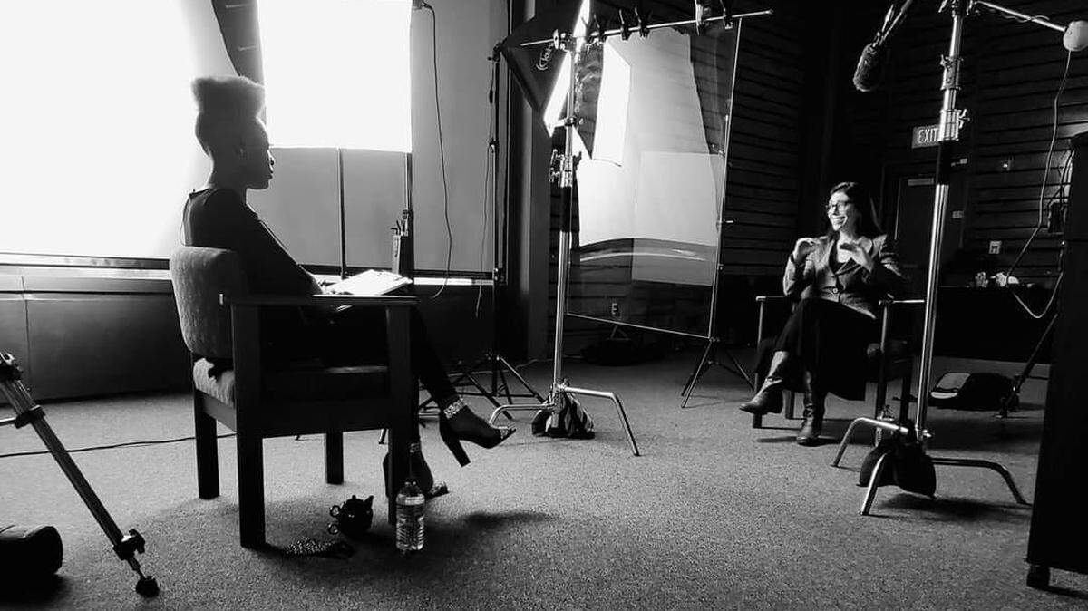 Tierra Williams, left, is the host and creator of “Black Tea,” an online series that will release a new episode every Saturday from Feb. 6 to March 6. Williams is hoping the series helps further a race-based dialogue in Centre County.