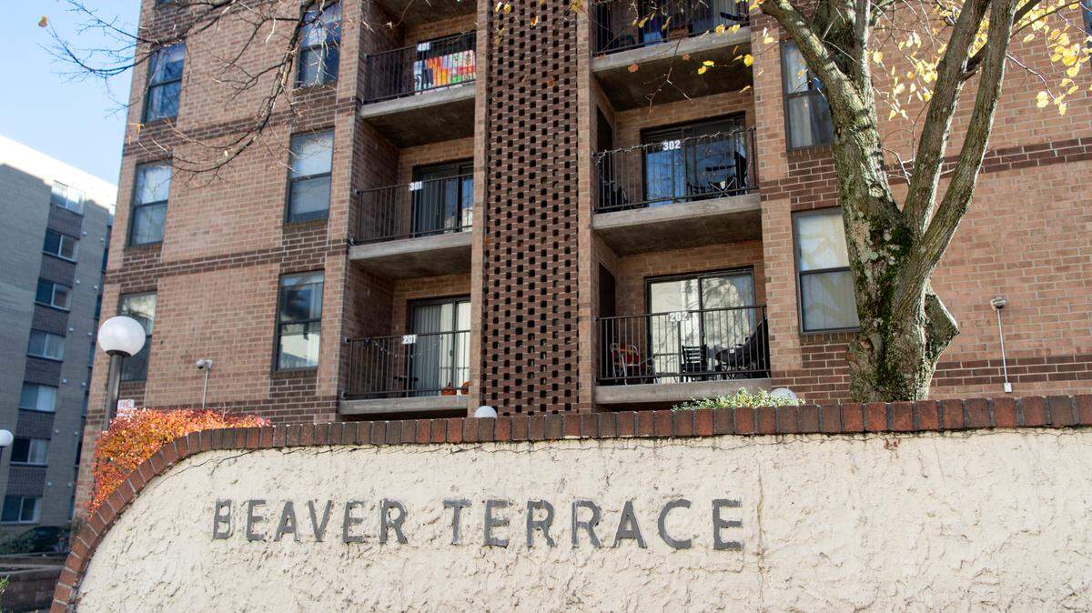 The Beaver Terrace apartment building on Beaver Avenue on Friday, Nov. 12, 2021.