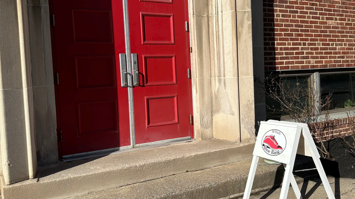 The St. Paul’s Shoe Bank is open almost Saturday to give new sneakers to children in the Centre Region.