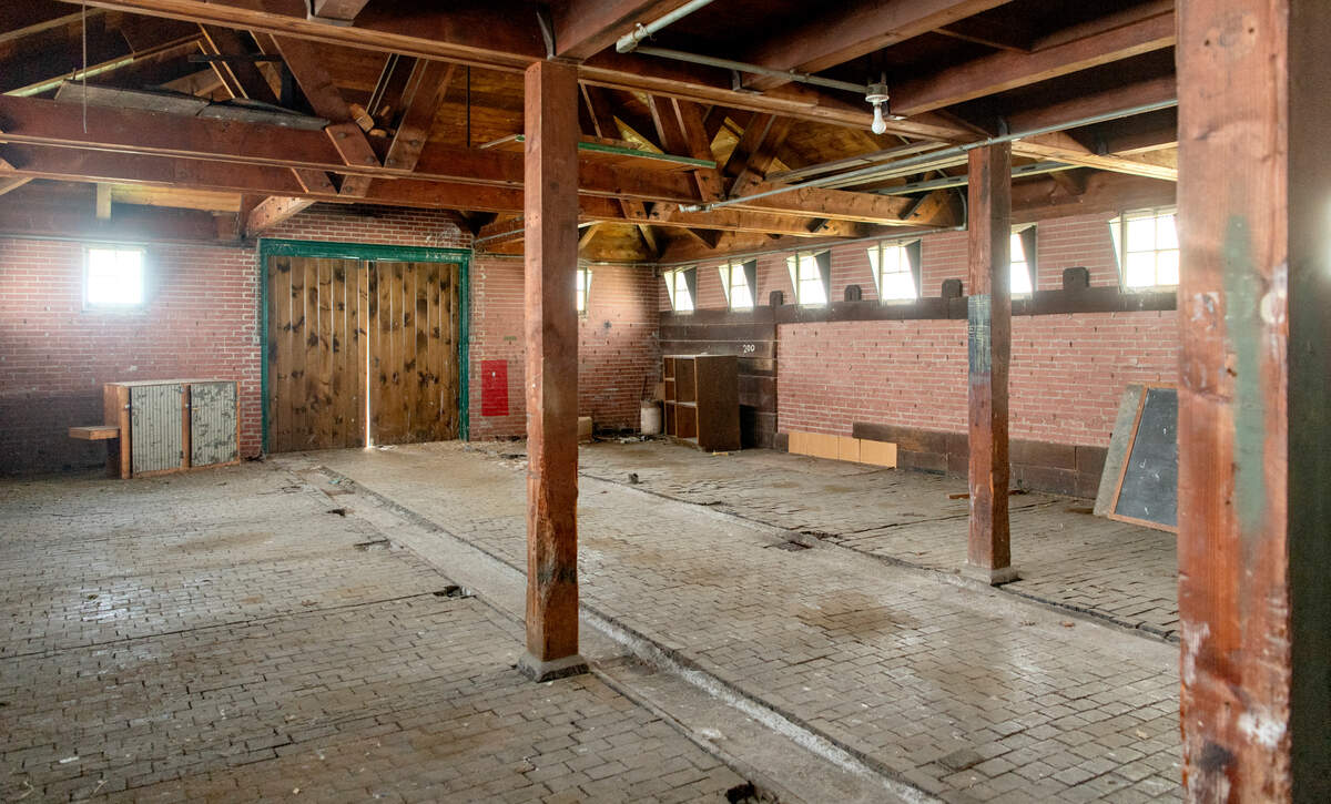 The horse stables will be converted into a tasting room.
